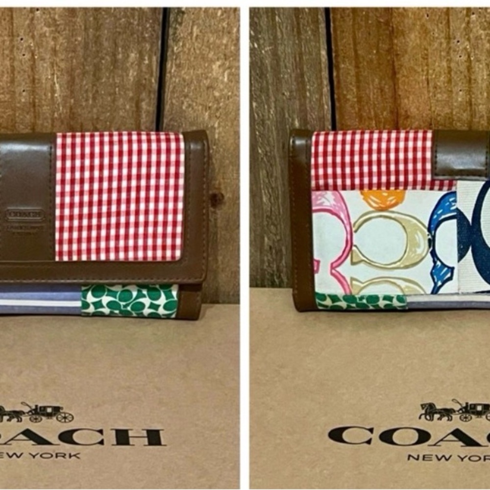 Coach Multicolor Patchwork Wallet - image 6